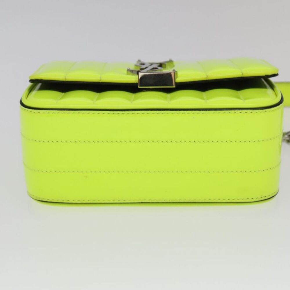 Saint Laurent Vicky Green Patent Leather Shoulder Bag (Pre-Owned) - Picture 5 of 16
